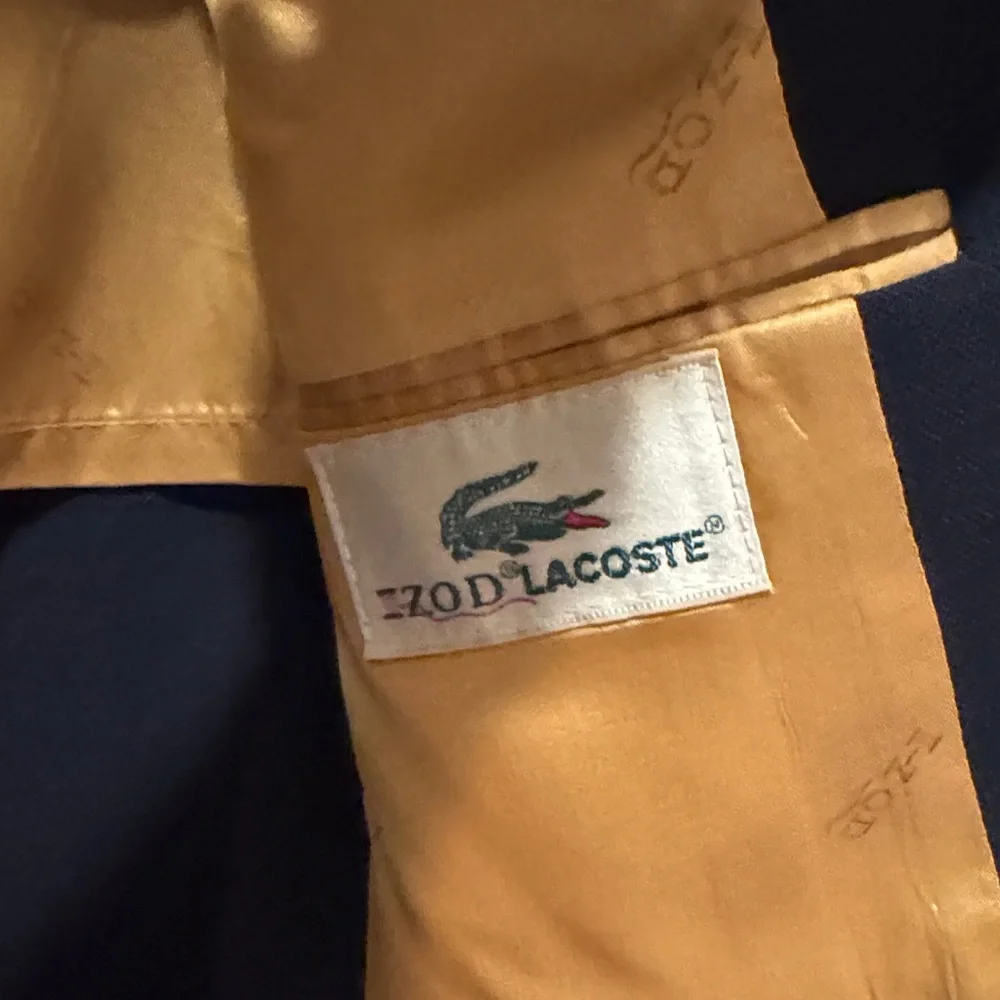 Vintage 1980s Izod Lacoste Classic Navy Blazer - Picture 5 of 9